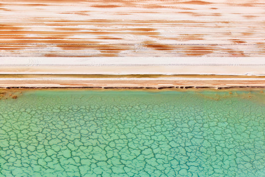 Crystallise - Aerial artwork, Shark Bay Western Australia
