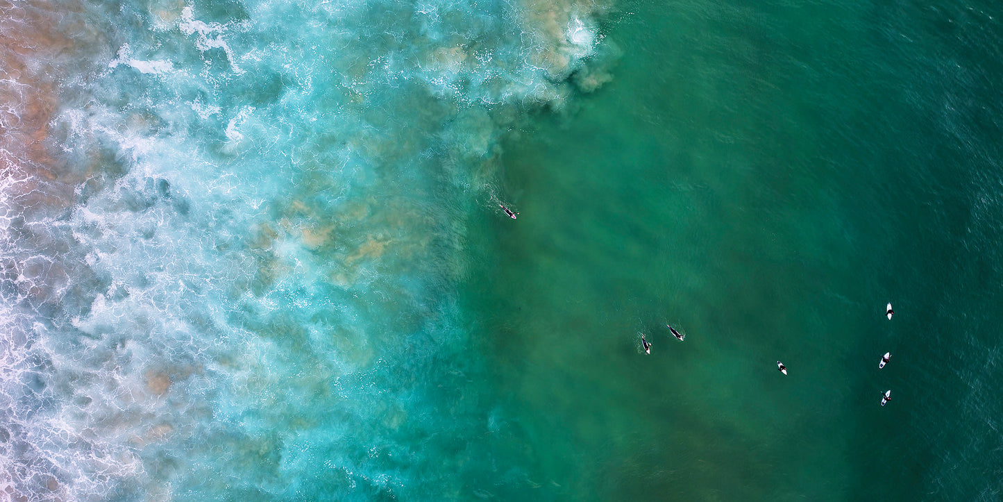 Ride the tide - Surfers at South Curl Curl, Sydney