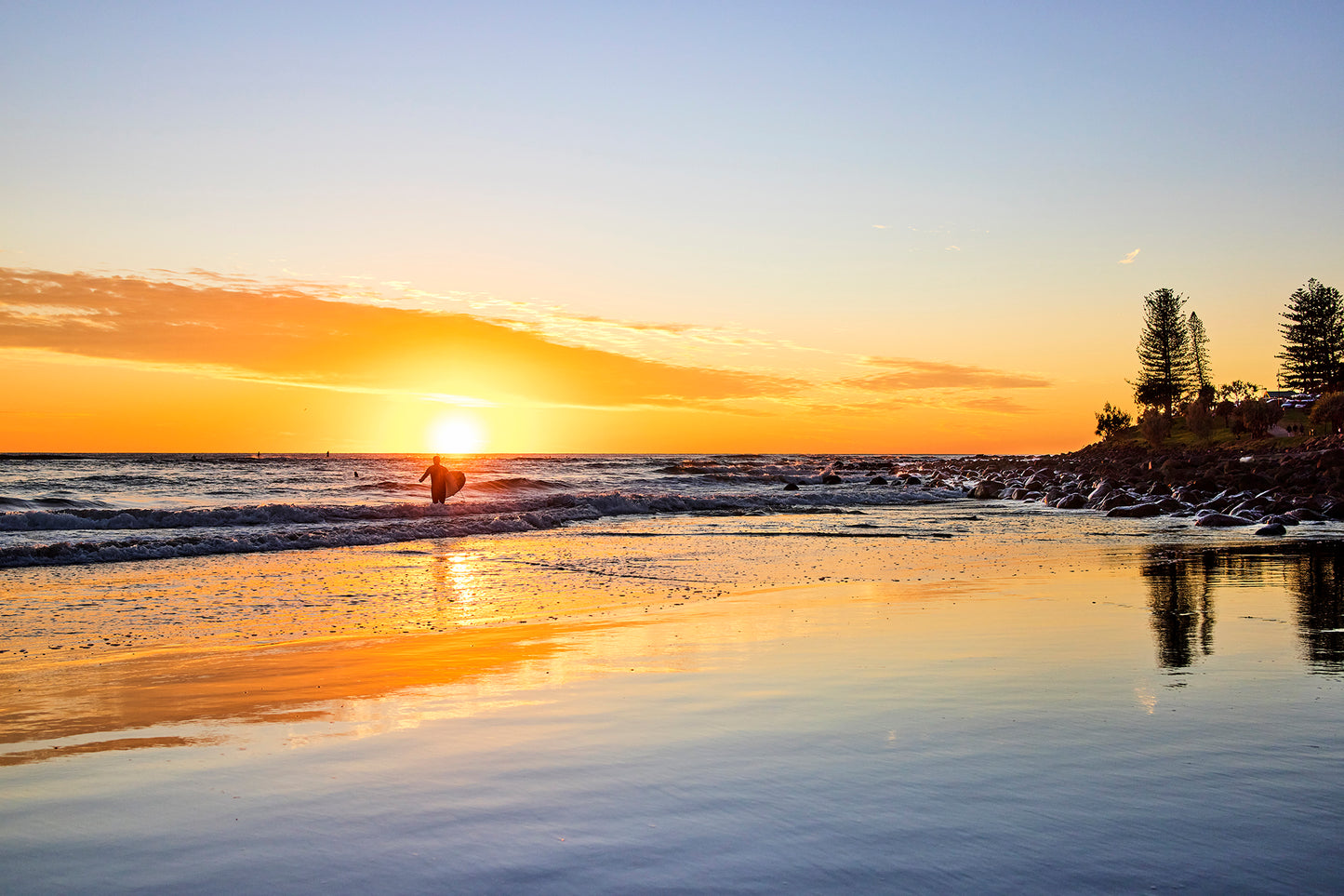 Endless summer - Sunrise at Burleigh Heads, Gold Coast