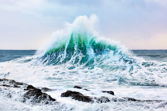 Power play - Breaking wave Snapper Rocks, Coolangatta Gold Coast