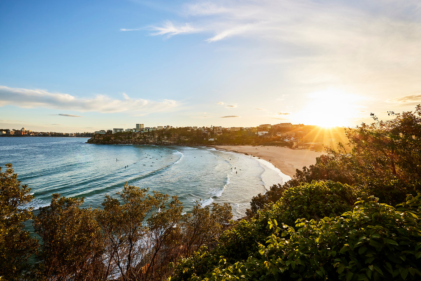 Freshwater gold - Sunset over Freshwater Beach, Sydney