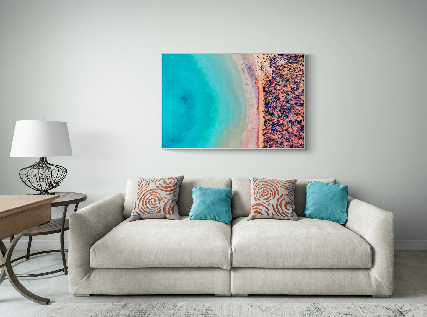 Fire and ice - Ocean art, Shark Bay Western Australia