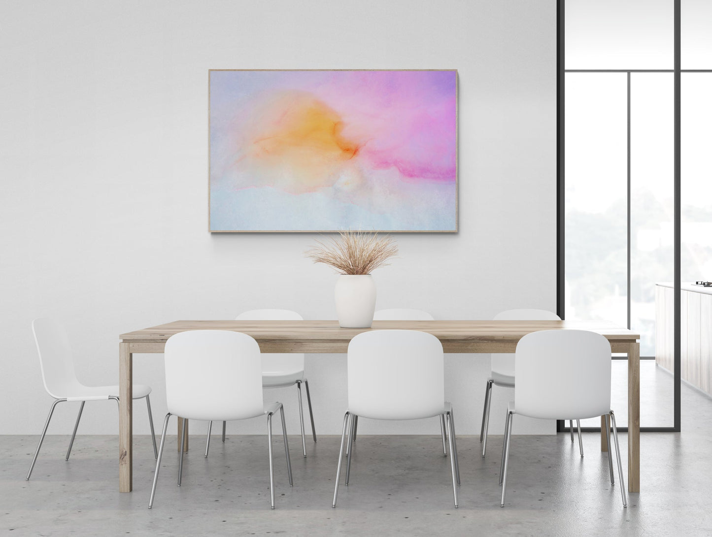 Blush - Aerial art, Salt Lake Western Australia