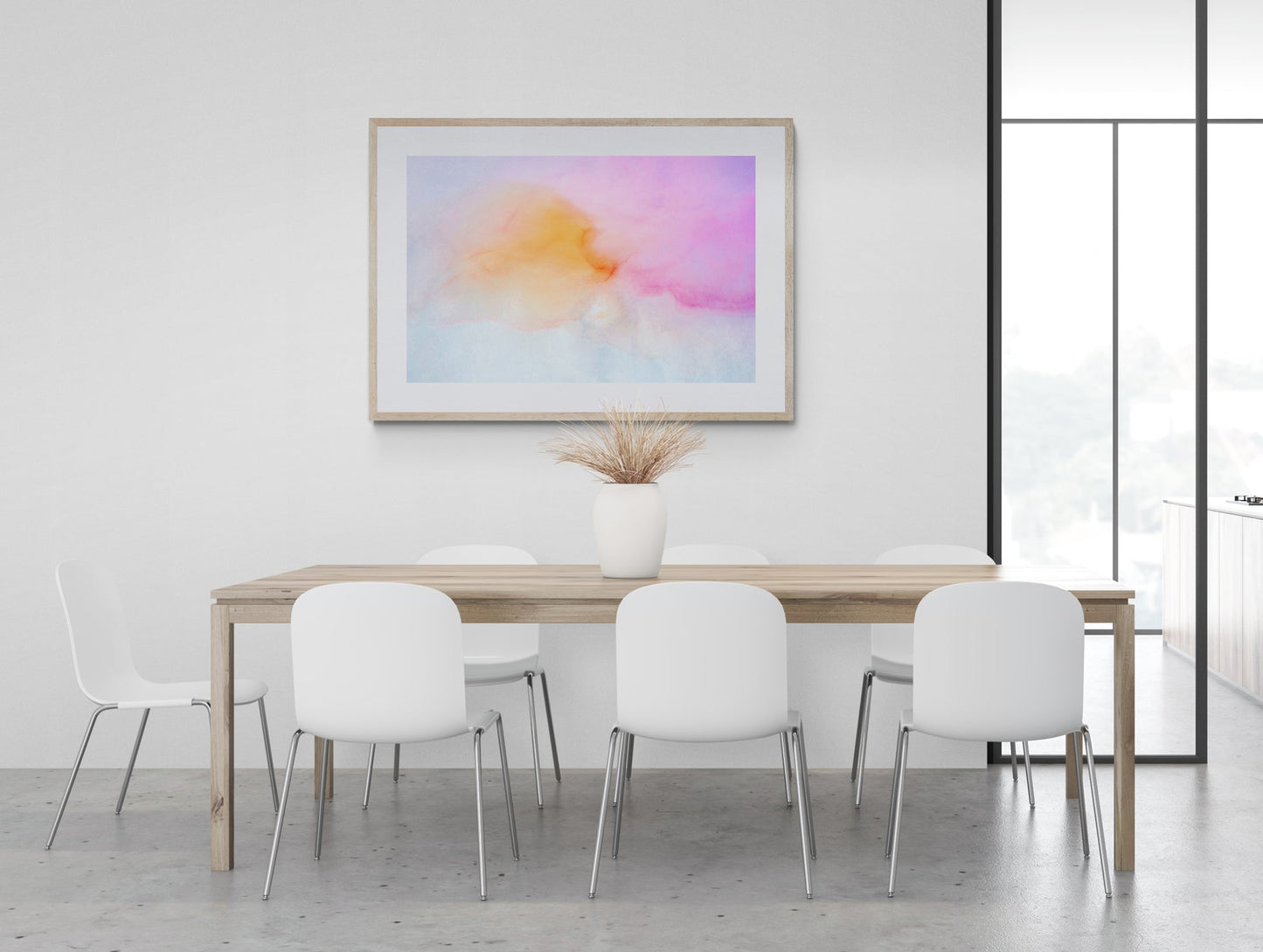 Blush - Aerial art, Salt Lake Western Australia