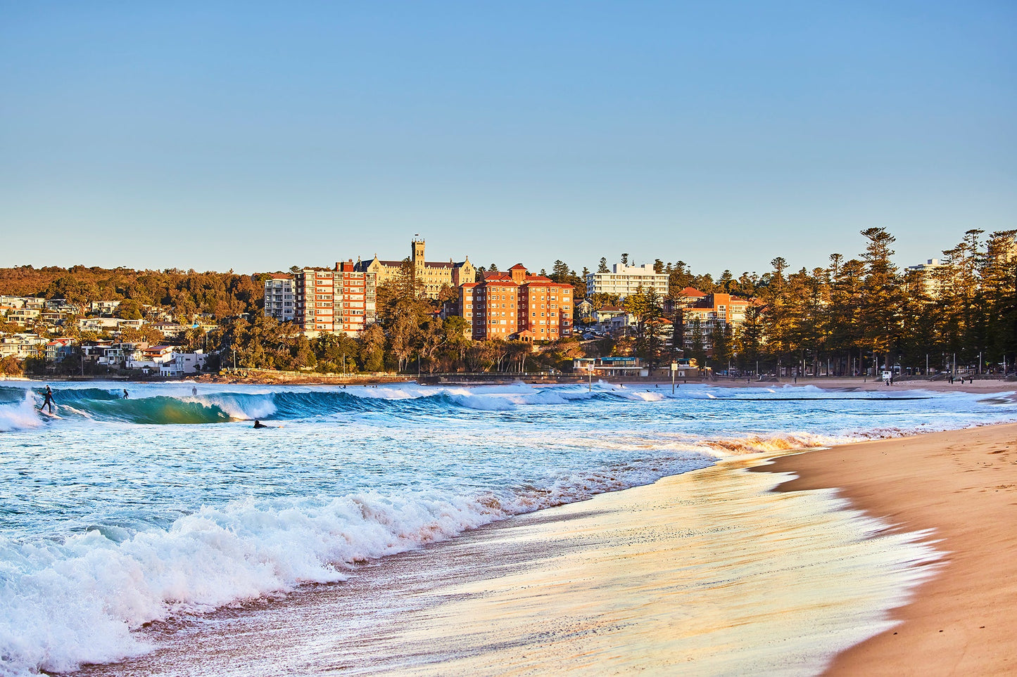 Golden tide - Sunrise at Manly Beach, Sydney
