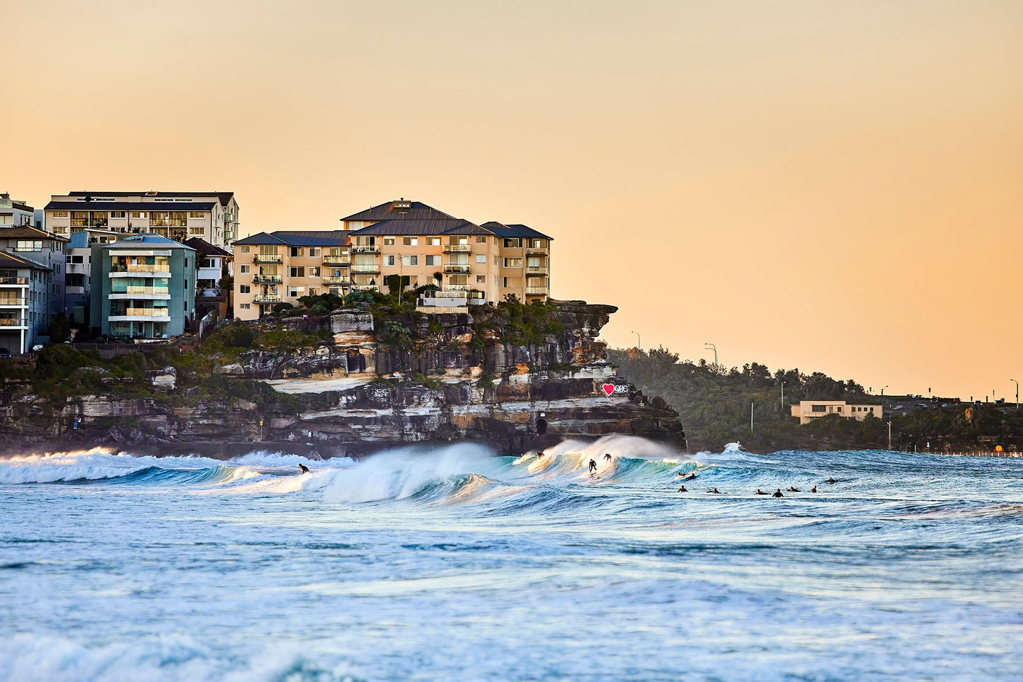 Light the way - Surfers at Queenscliff Head, Sydney
