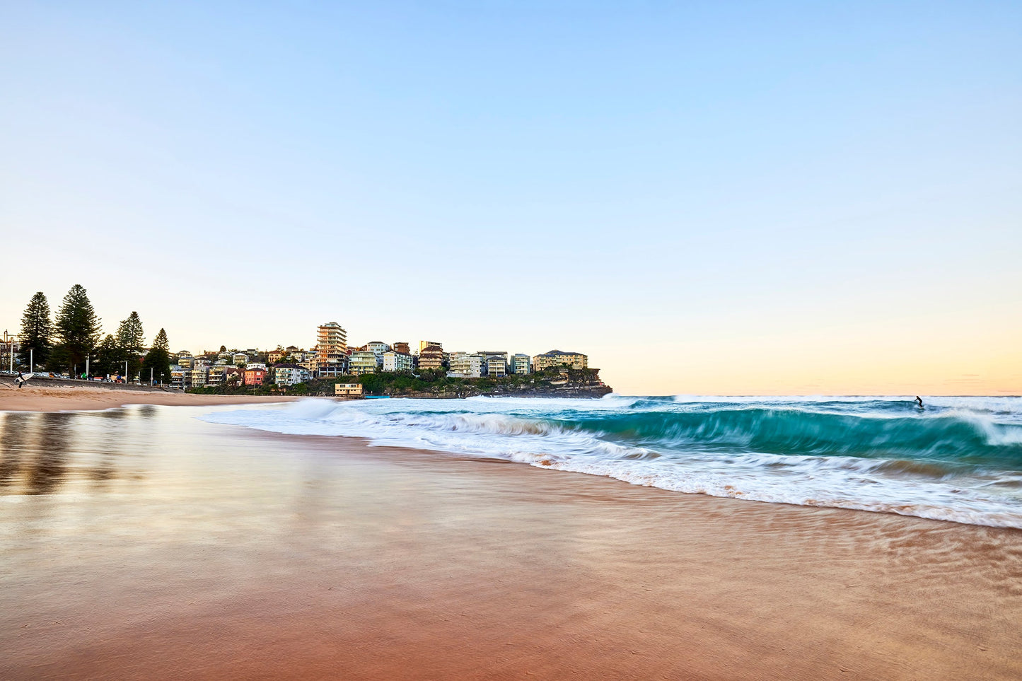 Surfing solo - Surfing at Manly Beach, Sydney