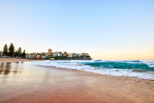 Surfing solo - Surfing at Manly Beach, Sydney