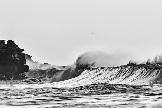 Thunder - Breaking waves at Queenscliff Head, Sydney