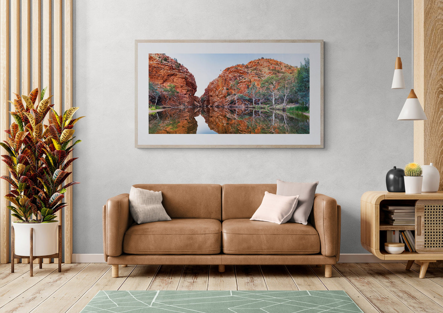 Reflections of red - Ellery Creek Big Hole, Northern Territory