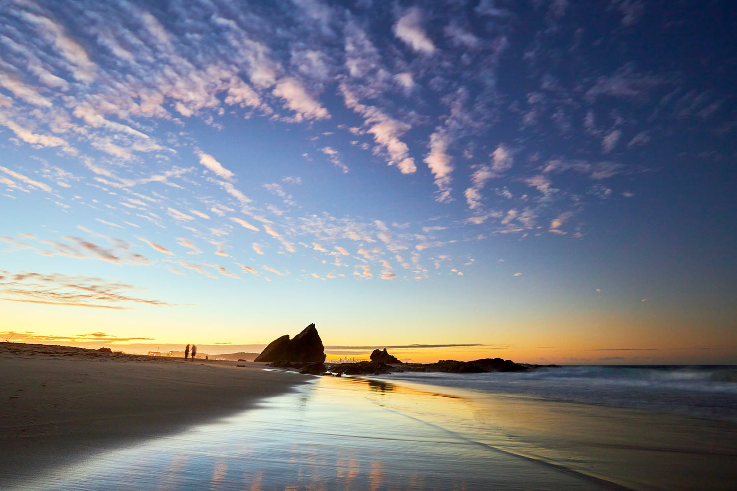 Evening glow - Sunset over Currumbin Rock, Gold Coast