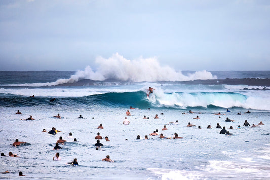 Play by numbers - Surfers at Snapper Rocks, Coolangatta Gold Coast