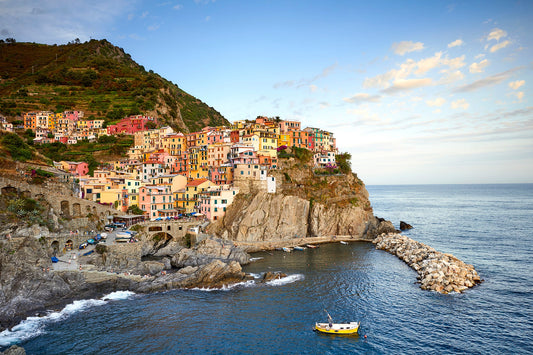 Clifftop colours - Manarola, Cinque Terre, Italy