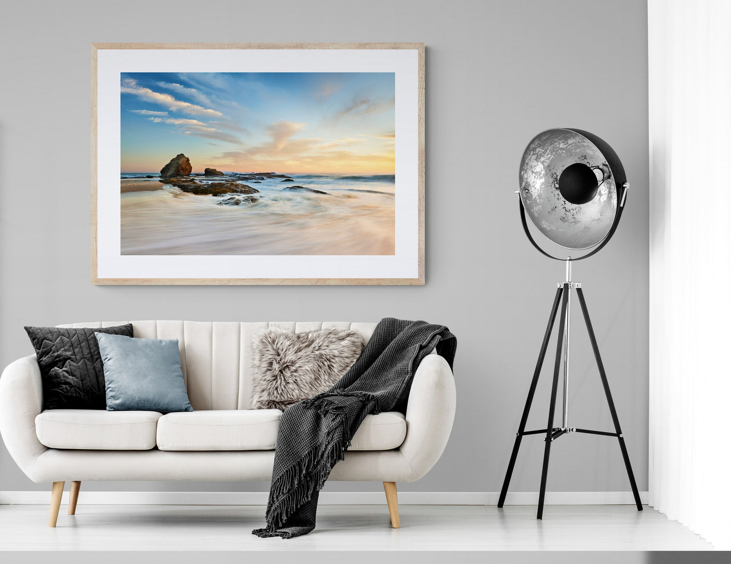 Contemplation - Ocean sunrise at Currumbin Rock, Gold Coast
