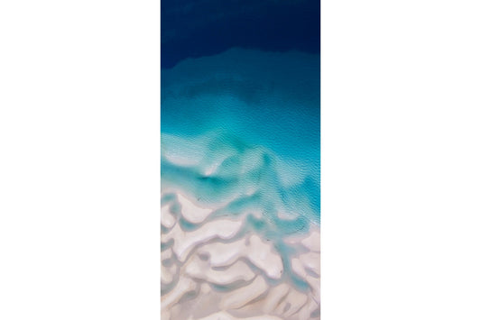 Into the blue - Aerial art, Fraser Island (K'gari)