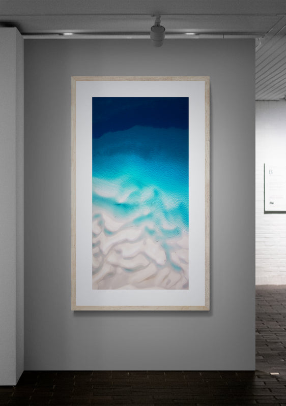 Into the blue - Aerial art, Fraser Island (K'gari)