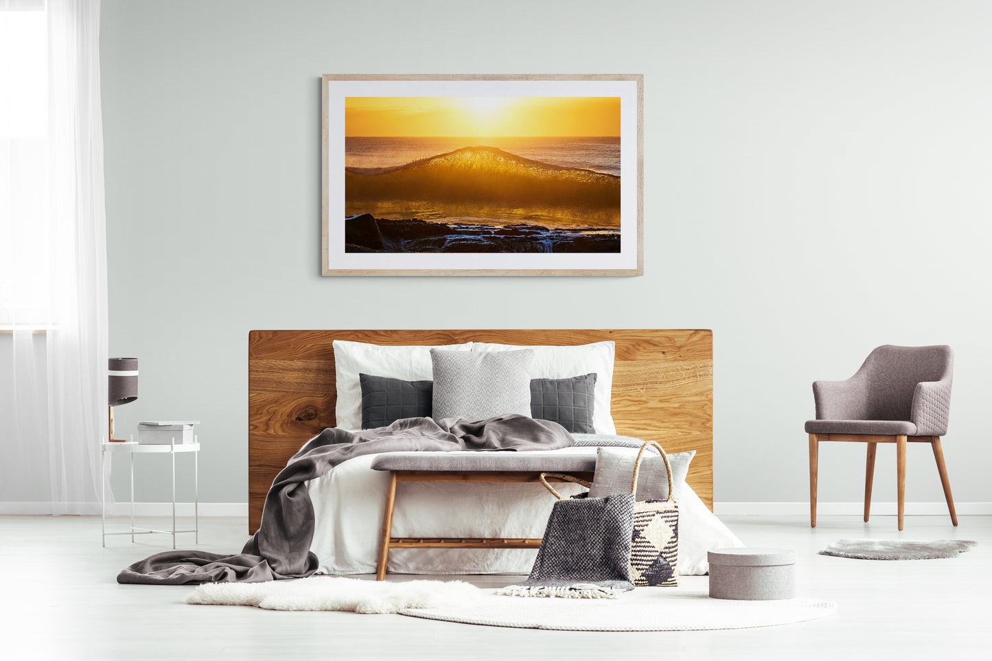 Rise and shine - Breaking wave Snapper Rocks, Gold Coast