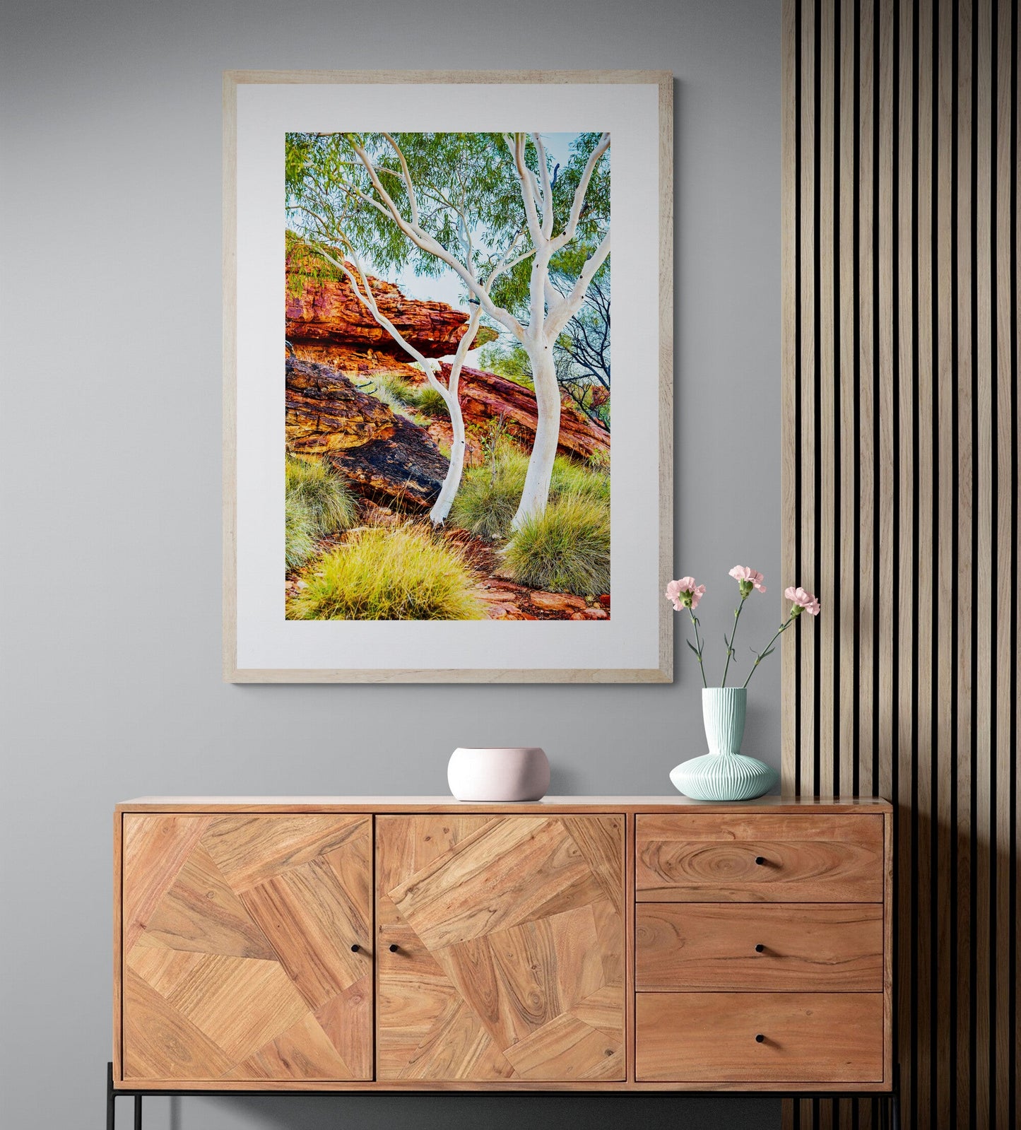 Ghost dance - Ghost Gums at Kings Canyon, Northern Territory