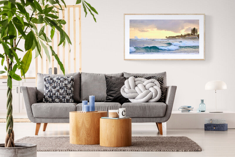 Swell times - Surfers at Snapper Rocks, Coolangatta Gold Coast