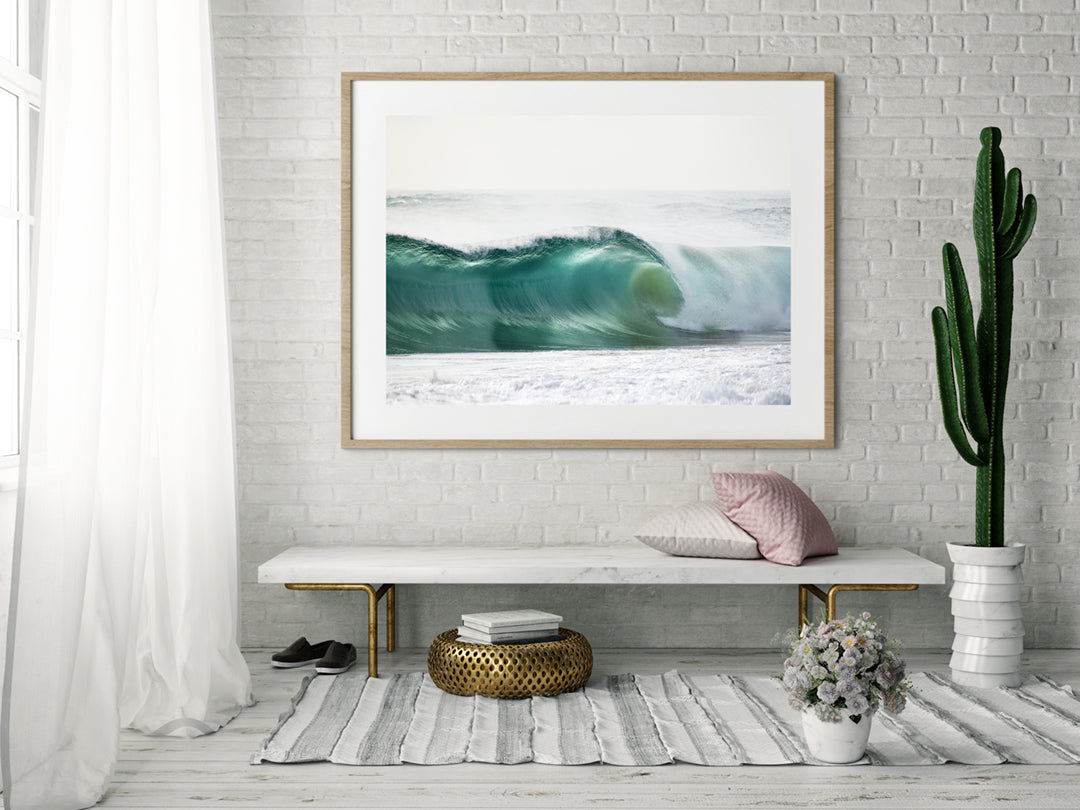 Green dream - Breaking wave Snapper Rocks, Gold Coast