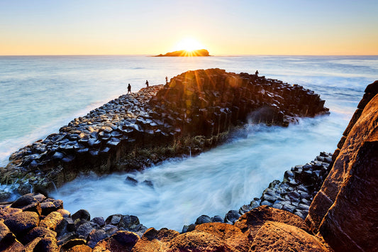 Stepping stones - Fingal Causeway, Fingal Head