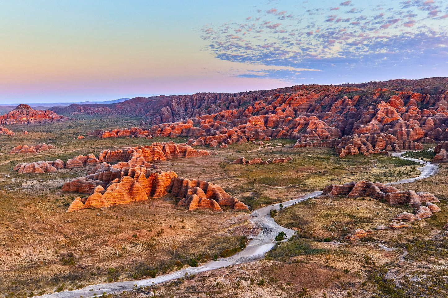 Ancient land - Aerial over Bungle Bungles, Purnululu Western Australia