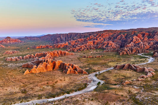 Ancient land - Aerial over Bungle Bungles, Purnululu Western Australia