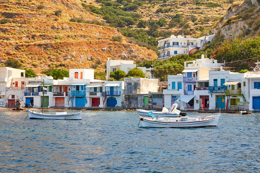 Boats Klimos - Milos Greek Islands, Greece