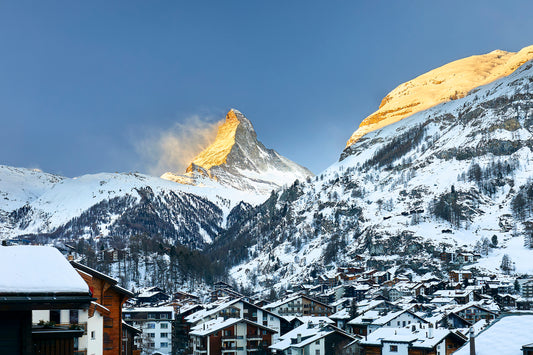 Golden peak - Matterhorn, Zermatt Switzerland