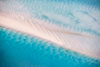 Tidal tapestry - Aerial over Fraser Island