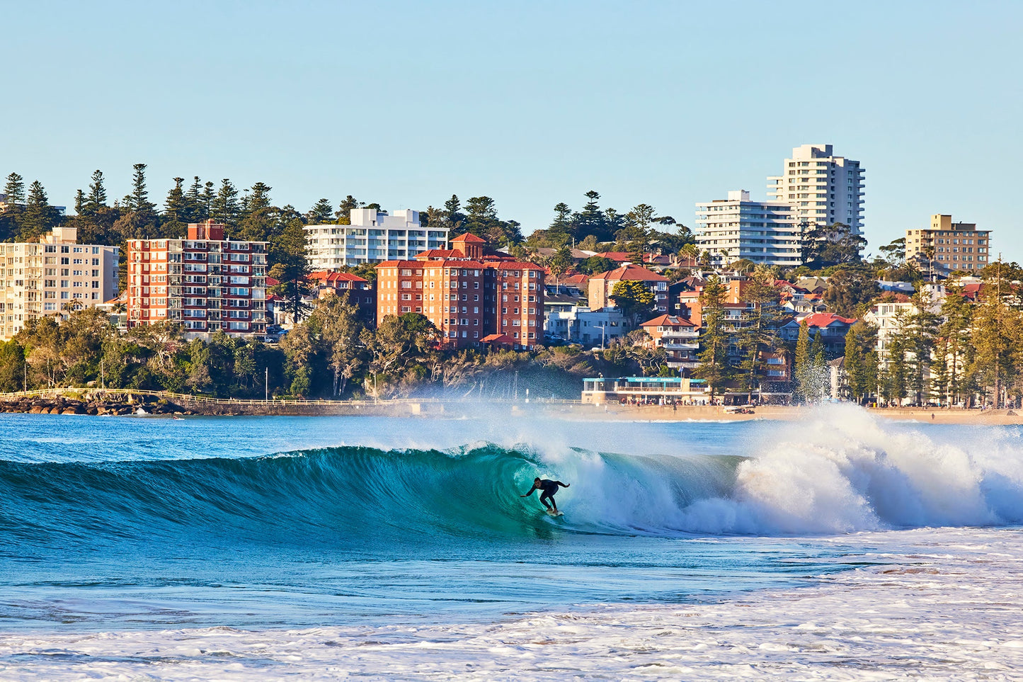 Inside the greenroom - Surfing at Manly Beach, Sydney