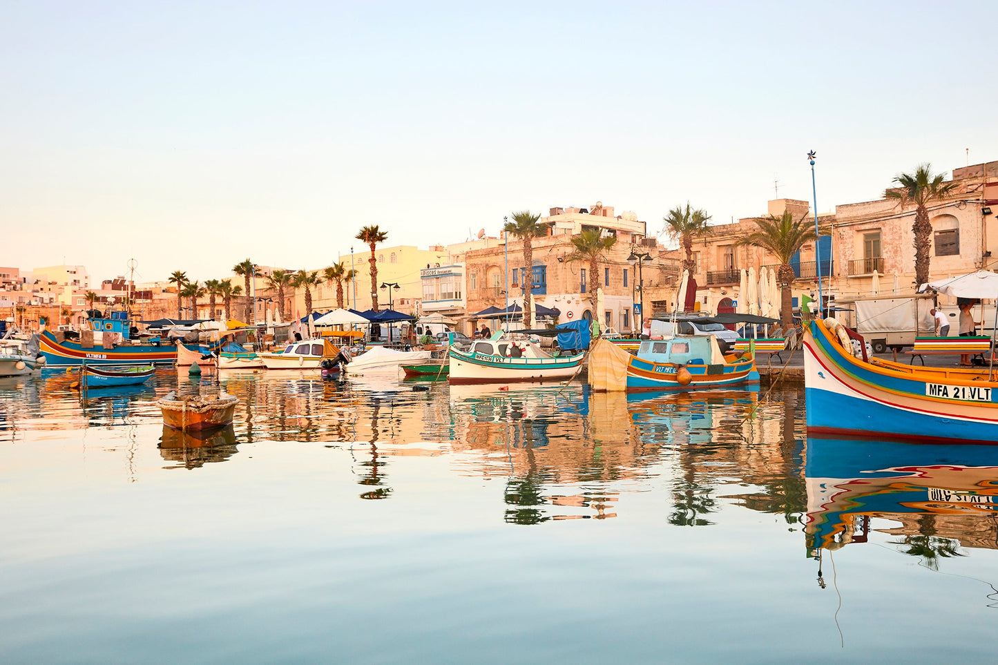 Water dance - Marsaxlokk fishing village, Malta