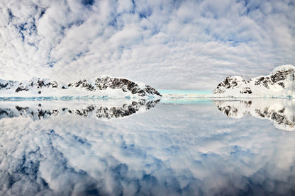 Floating on clouds - Errera Channel, Antarctica