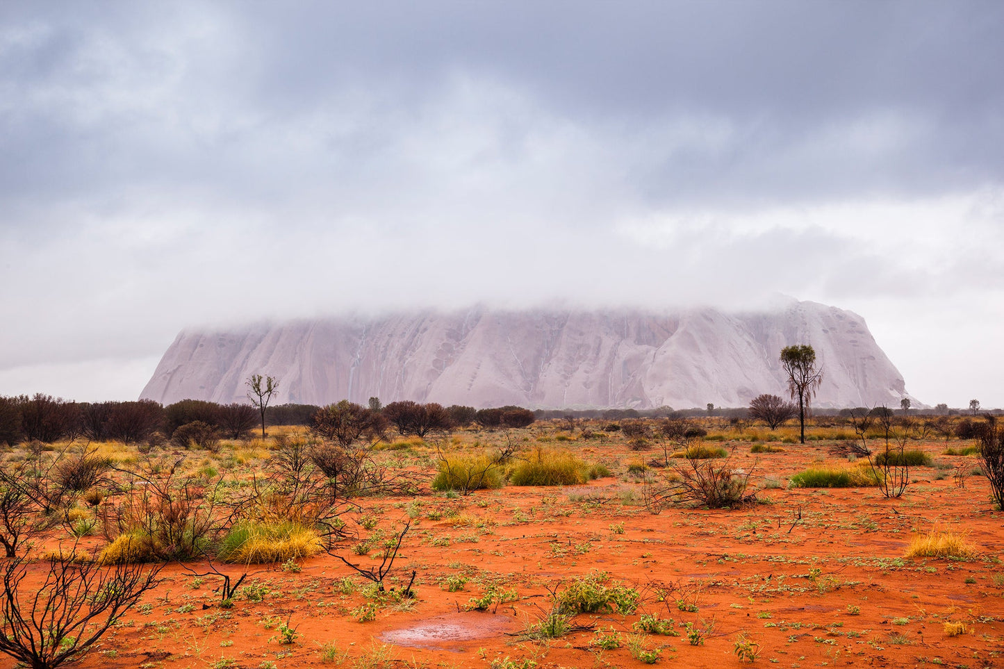 Clouded over - Uluru (Ayres Rock) Northern Territory